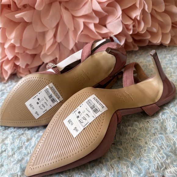 Love Your Sole Light Pink Rhinestone Strap Heel - Picture 5 of 7